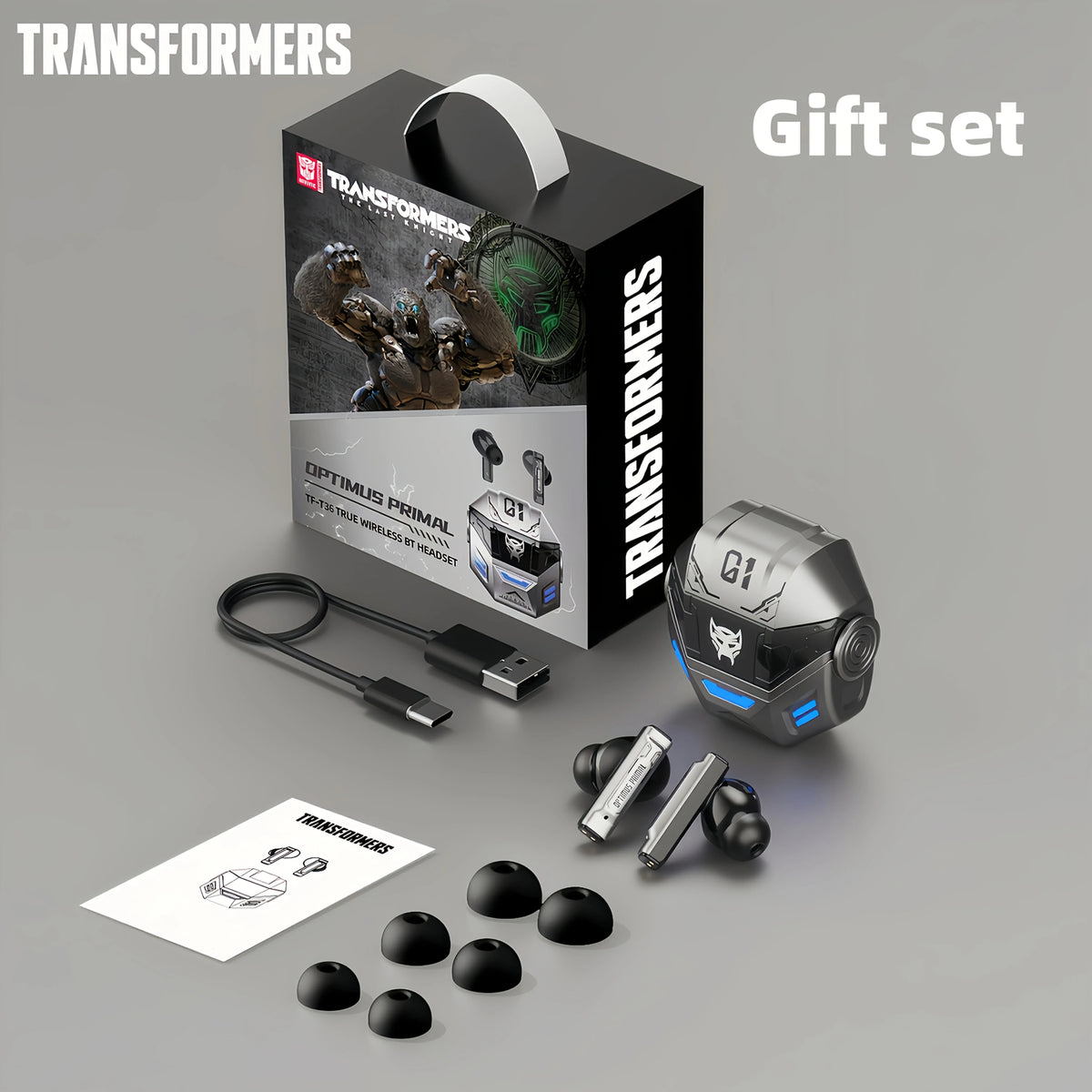 Transformers-Ohrhörer – Etui-Format