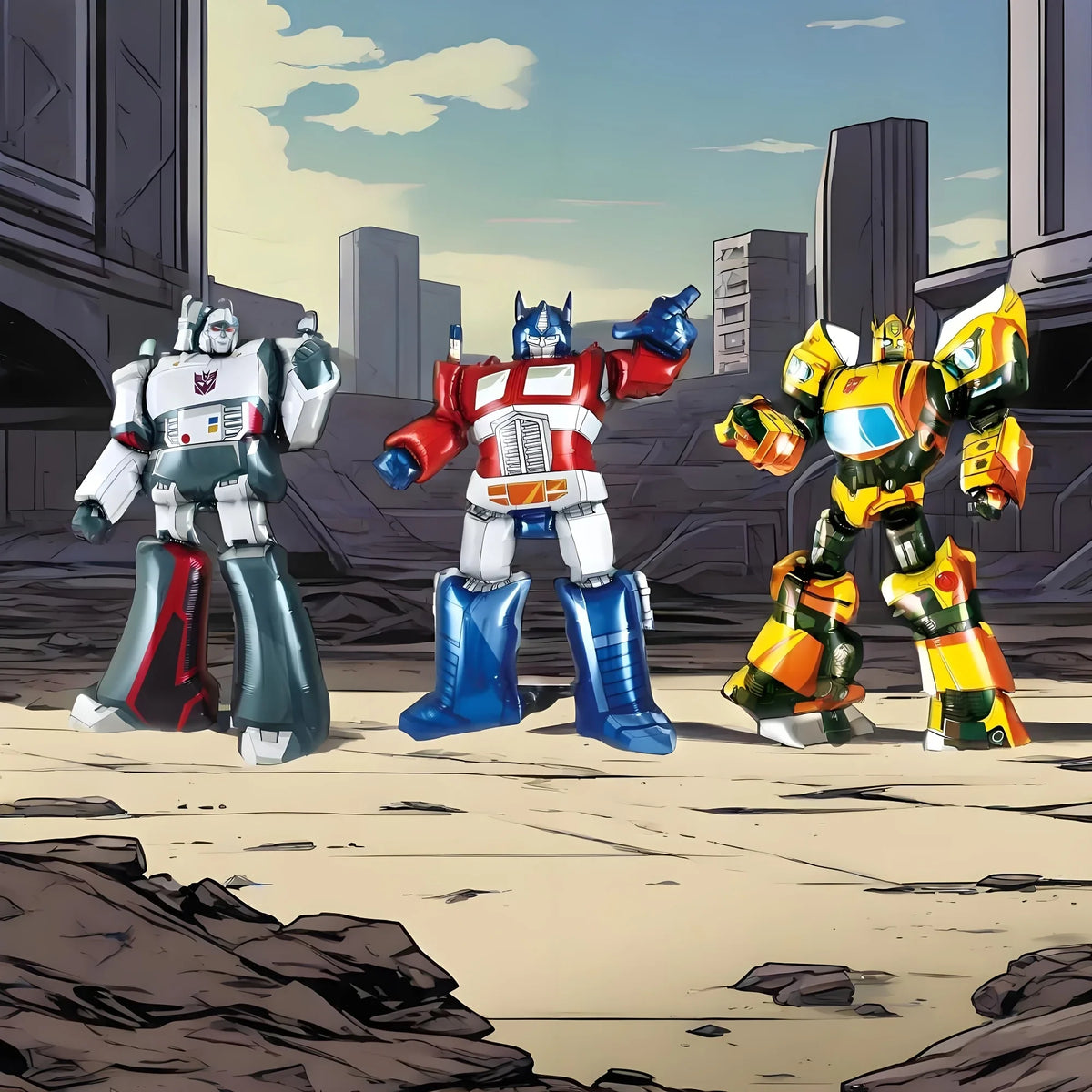 Transformers-Ballon-Set, 3-teilig