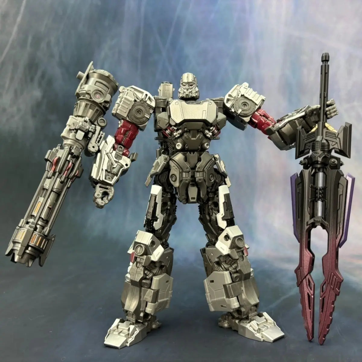 Transformers-4-in-1-Roboterspielzeug aus Metall – Nashorn- und Anführer-Set