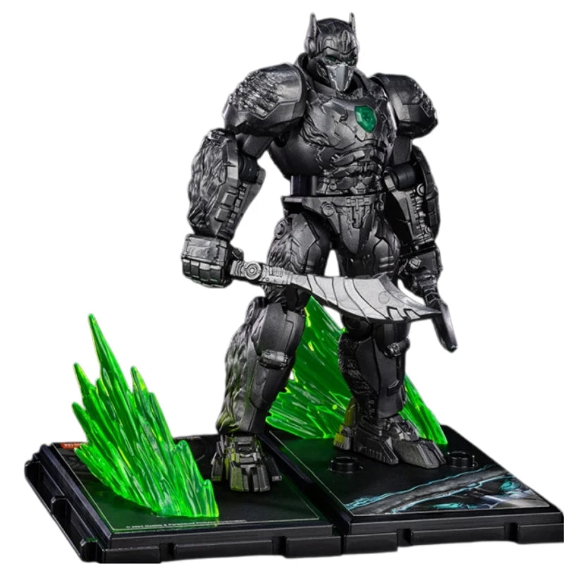 Transformers-Figur Optimus Primal Blitzwing Kriegsgorilla – goldener Brick, imposante Haltung