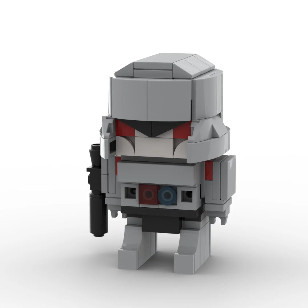 Transformers-Figur Megatron 2.0 Chibi – Grauer Brick mit integriertem Armkanon