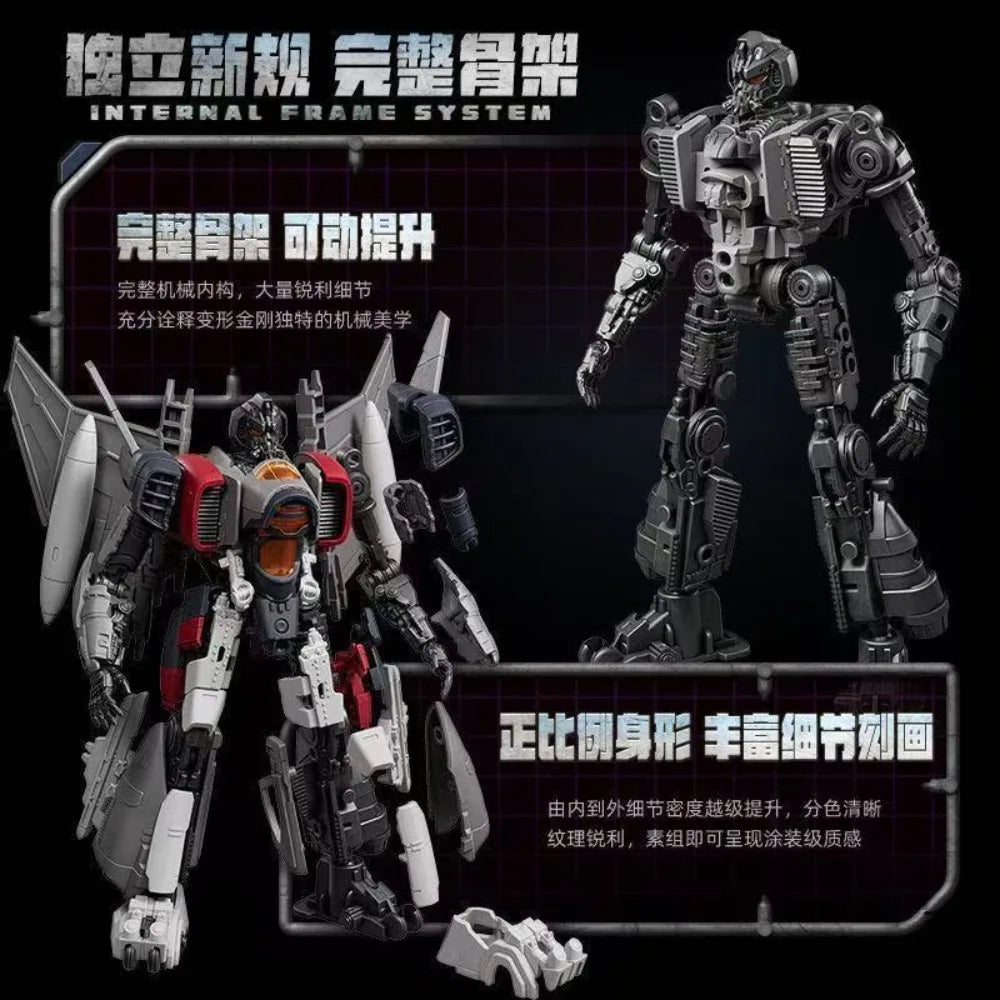 Transformers-Upgrade-Kit Blitzwing SS65 – Zubehör mit Flügeln und Waffen, Rot und Silber