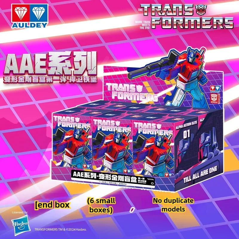 Transformers-Präsentationsset Alpha Action Elite – Komplettset mit 6 garantiert unterschiedlichen Figuren