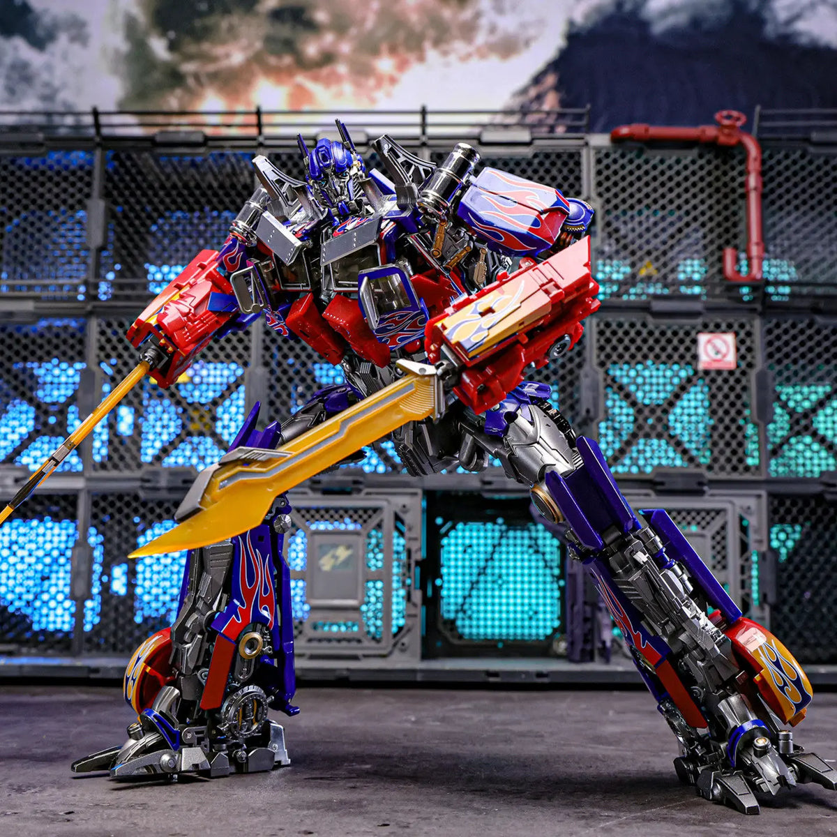 Transformers-Optimus-Prime-Figur, 30 cm – gelenkiges DLX-Sammlermodell