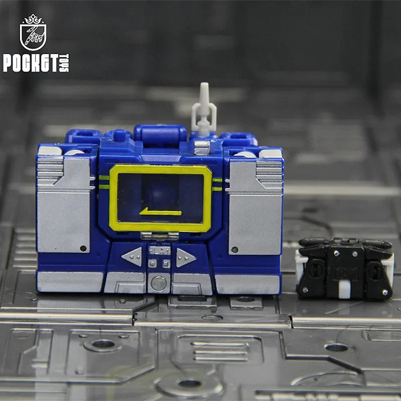 Transformers-Minifigur Soundwave 11cm — blaue Pocket-Version