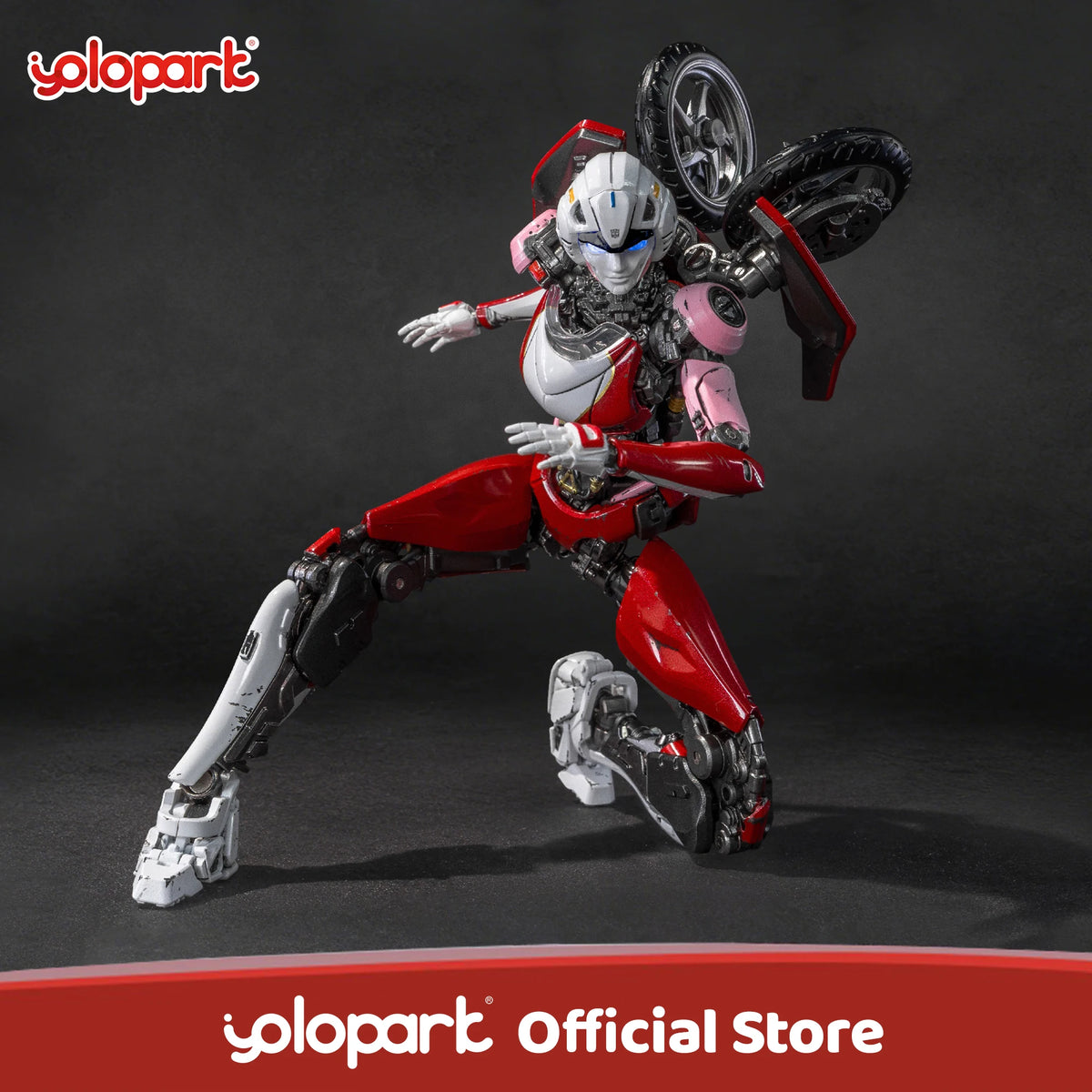 Transformers-Arcee-Figur, 16 cm – Rise of the Beasts AMK Pro Kit