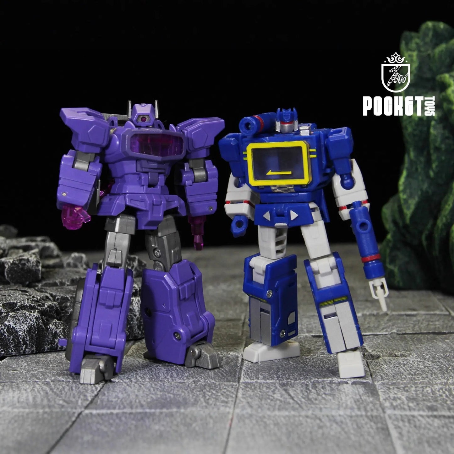 Mini Figurine Transformers Soundwave 11cm — Version Bleue Pocket