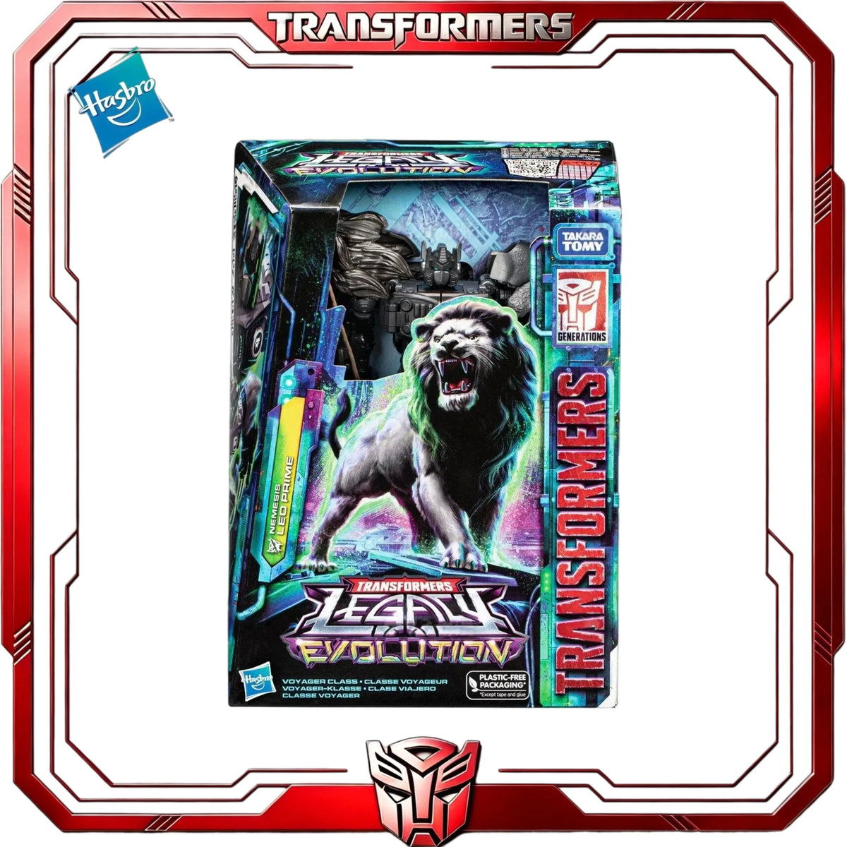 Transformers-Figur Nemesis Leo Prime — Legacy Evolution Maximal-Löwenroboter für Sammler