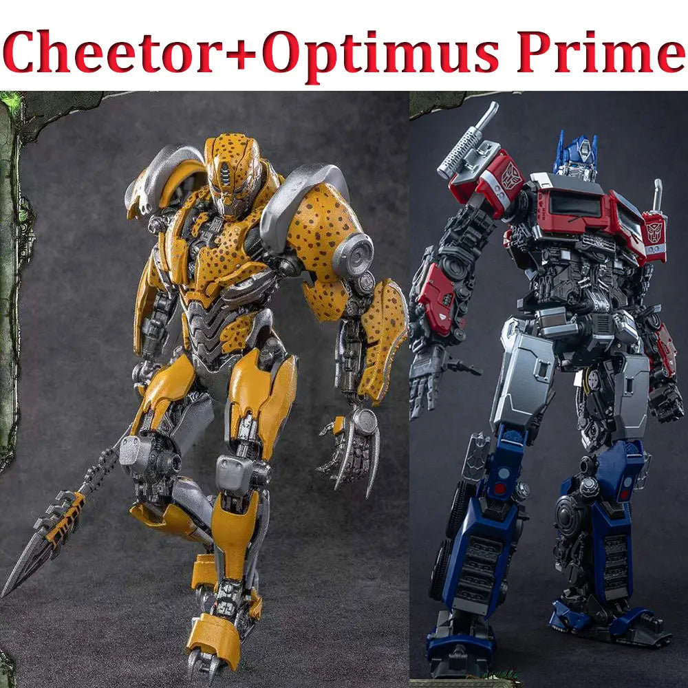 Transformers-Figuren-Duo Cheetor & Optimus Prime – AMK-Modell „Aufstieg der Bestien“