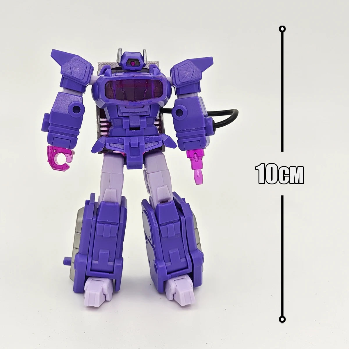 Transformers-Minifigur Shockwave 9cm — Pocket-Sammlerversion