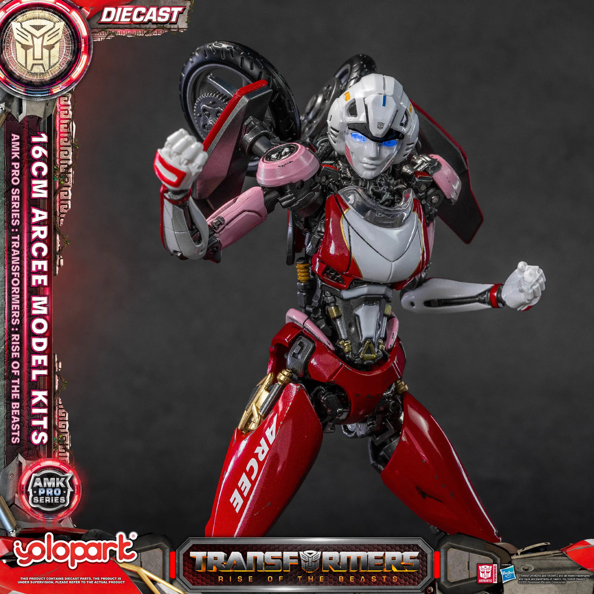 Transformers-Arcee-Figur, 16 cm – Rise of the Beasts AMK Pro Kit