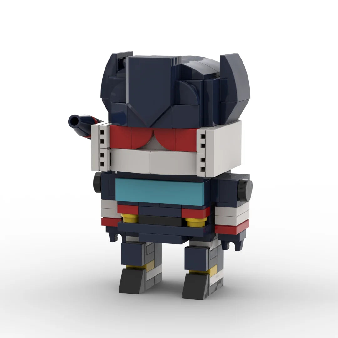 Transformers-Figur Soundwave IDW-Version – kompakter graublauer Brick-Spion