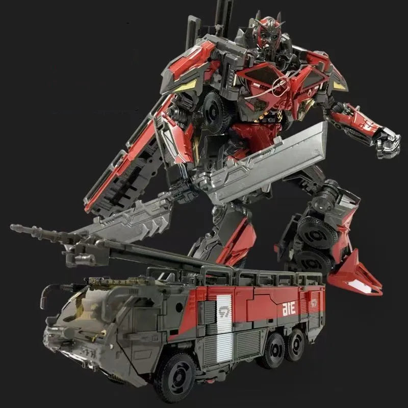 Transformers-Sentinel-Prime-Figur – verwandelbarer Feuerwehrwagen