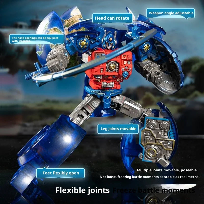 Transformers-Optimus-Prime-Globus-Spielzeug – verwandelbarer Roboter für Kinder