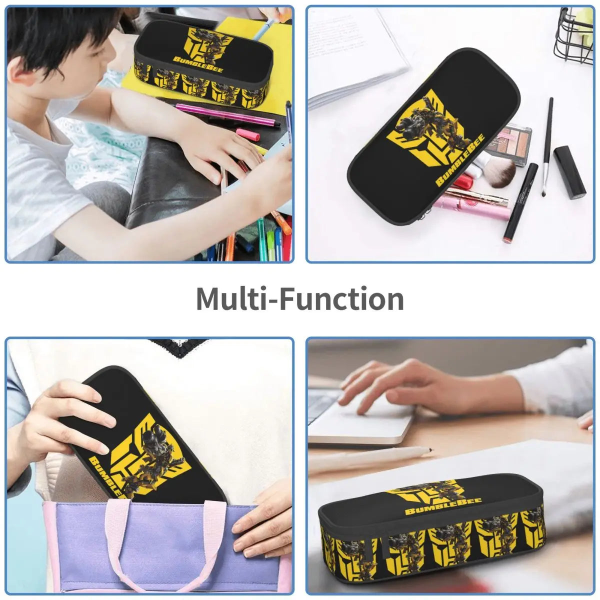 Transformers-Mäppchen – Autobots, blaues Futter mit Mustern