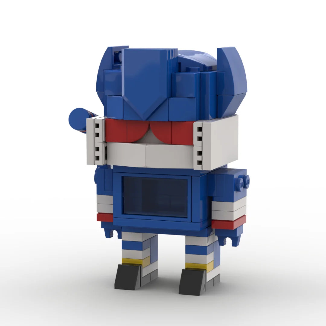 Transformers-Figur Soundwave 2.0 – blauer und weißer Brick, neue Pose
