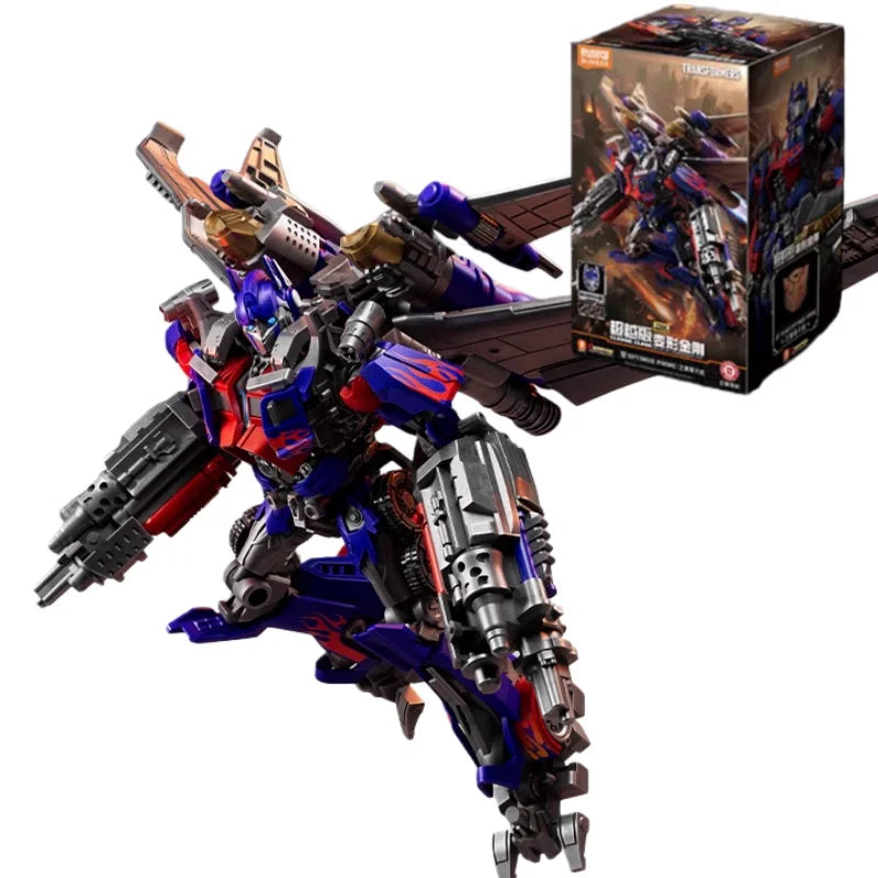 Transformers Optimus Prime Figur mit Flügeltasche – Roter und blauer Brick-Bausatz mit Flugausrüstung für Blitzwing