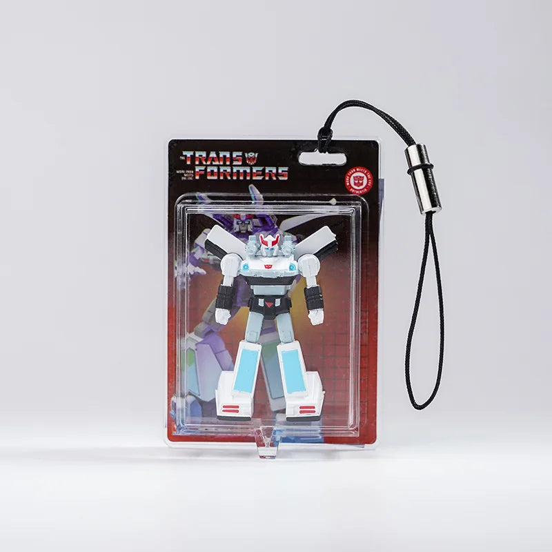 Transformers-Anhänger Prowl – schwarz-weißer Polizei-Kopf-Anhänger