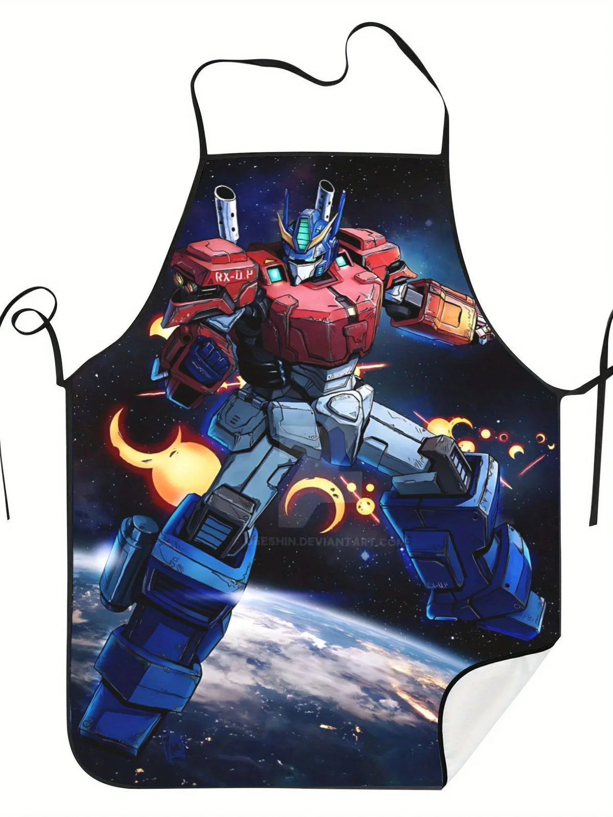 Transformers-Schürze – Optimus in Space