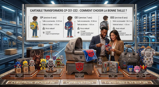 Cartable Transformers CP CE1 CE2 : comment choisir la bonne taille ?
