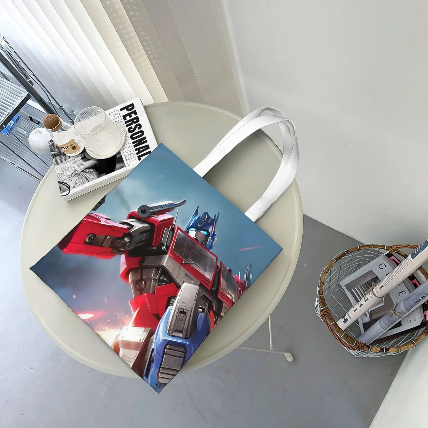 Tote bag Transformers - Prime Fight