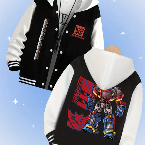 Veste Transformers New Design - Noir & Blanc
