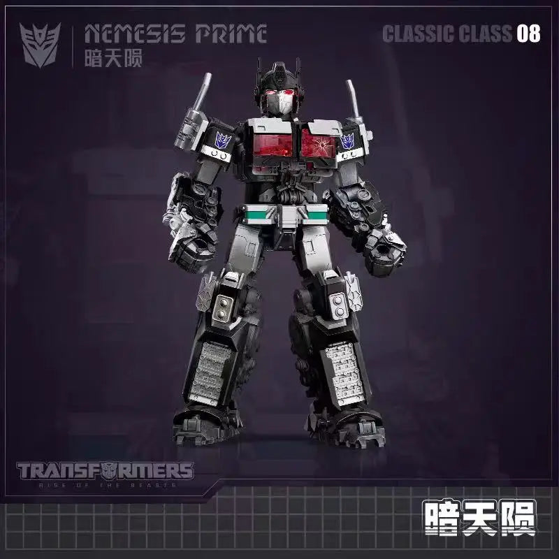 Transformers-Figur Nemesis Prime Blokees Beyond — Movie-7-Silhouette in Schwarz zum Zusammenbauen