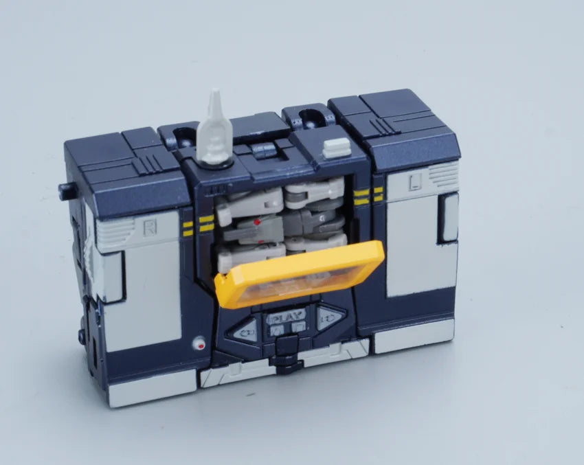 Transformers-Soundwave-Figur Newage H21 — Kleine KO-G1-Version mit integrierter Kassette