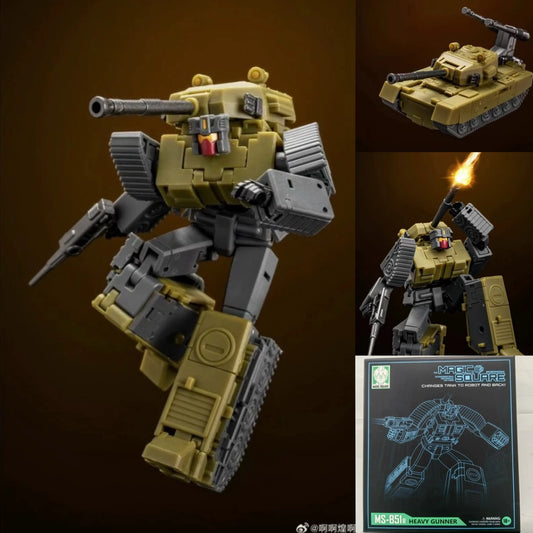 Transformers-Figur Brawl MS-B51R — Kaki-Sturmpanzer Heavy Gunner