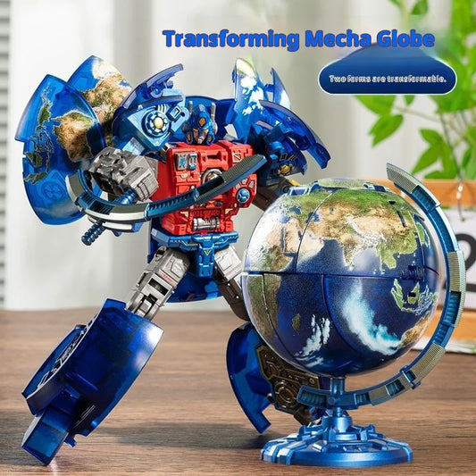 Jouet Transformers Optimus Prime Globe — Robot Transformable Enfant