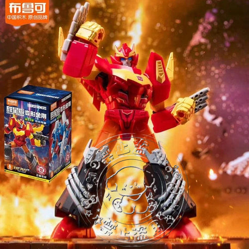 Transformers-Figur Rodimus – Blokees Galaxy-Edition „Heiliges Feuer“