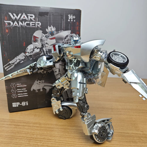 Transformers-Sideswipe War Dancer — Roter und silberner Krieger-Tänzer