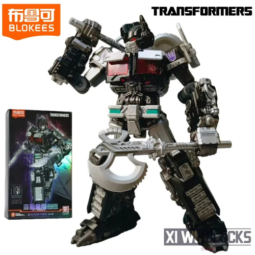 Transformers-Figur Nemesis Prime Blokees Beyond — Movie-7-Silhouette in Schwarz zum Zusammenbauen