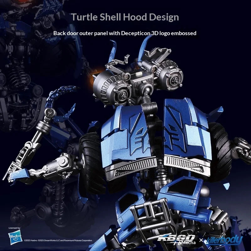 Transformers-Figur einer verchromten Spinnenkreatur – Dark of the Moon Prestige-Edition