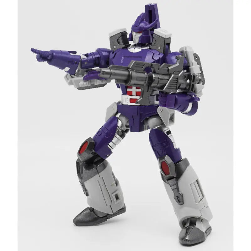 Transformers-Figur Galvatron G1 Goleatron — Violetter Kleinformat-Kanonier mit integriertem Kanonenrohr