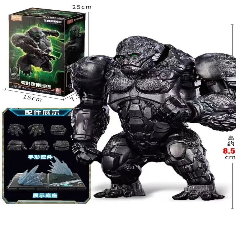 Transformers-Figur Optimus Primal im Bestienmodus – leuchtender grüner mechanischer Gorilla