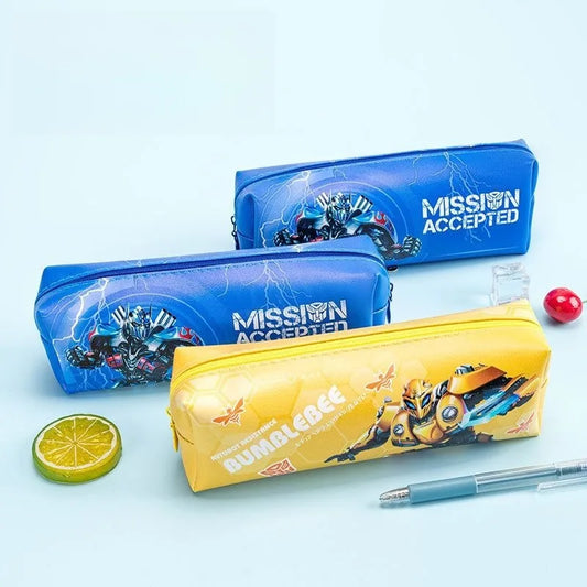 Transformers-Mäppchen – Großes Fassungsvermögen, Cartoon-Design