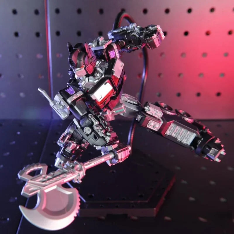 Transformers-Figur Nemesis Prime Blokees Beyond — Movie-7-Silhouette in Schwarz zum Zusammenbauen