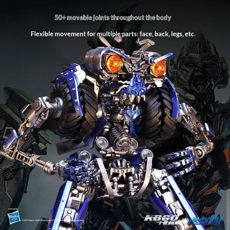 Transformers-Figur einer verchromten Spinnenkreatur – Dark of the Moon Prestige-Edition