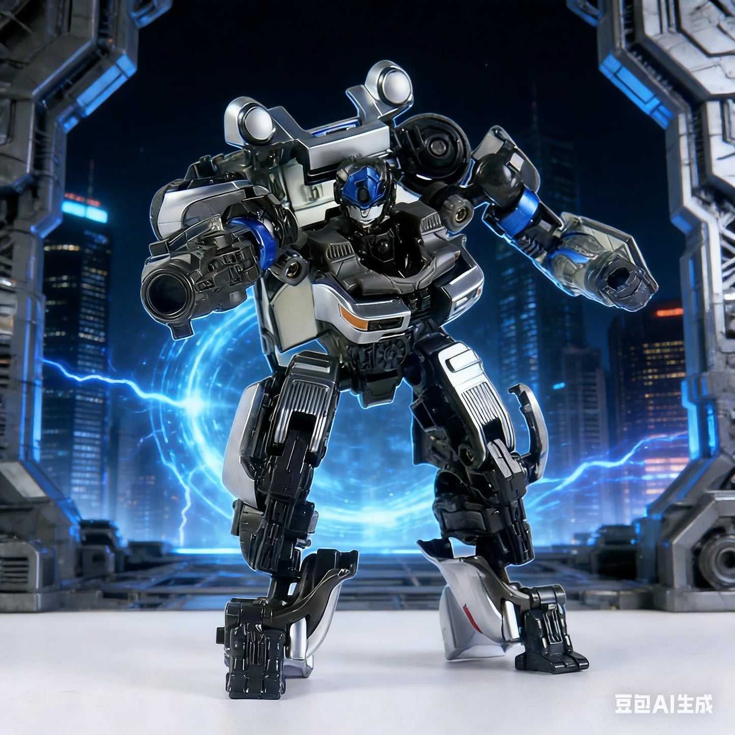 Transformers-Figur Mirage Geisterauto SS105 — Silbernes CY-01 Rise of the Beasts