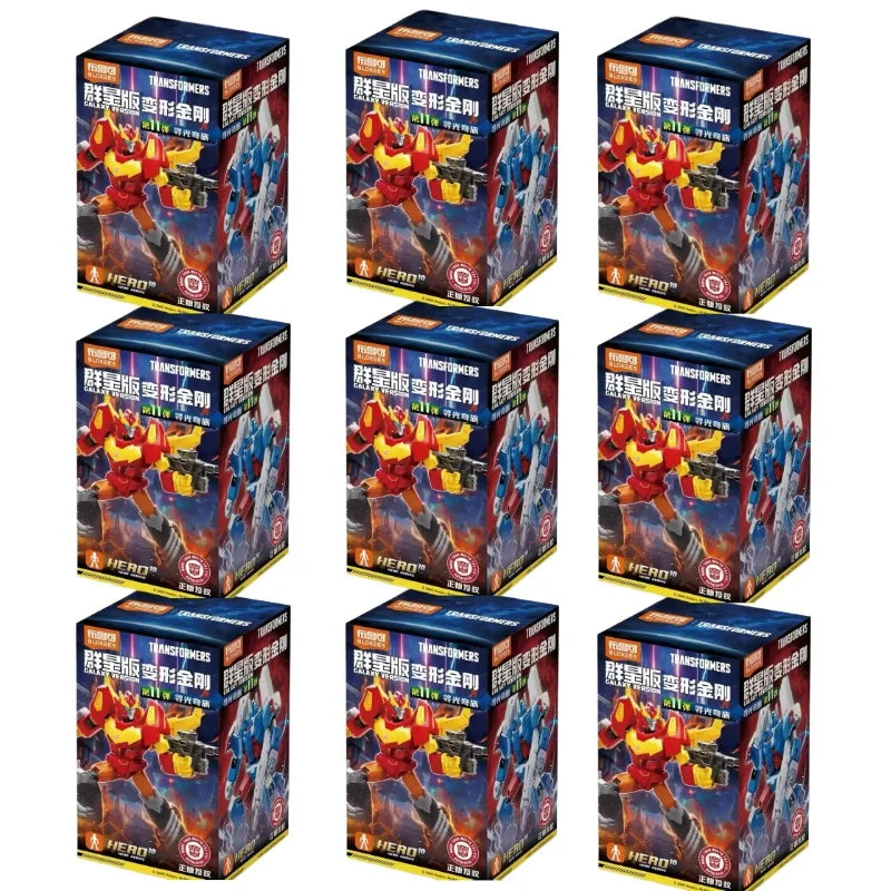 Transformers Blokees Galaxy Großpackung Version 11 – vollständiger Karton mit 9 Mystery-Einheiten