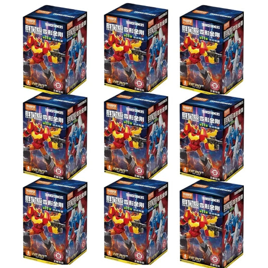 Transformers Blokees Galaxy Großpackung Version 11 – vollständiger Karton mit 9 Mystery-Einheiten