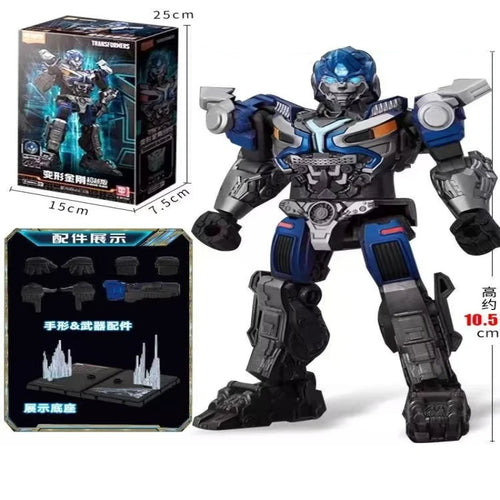 Transformers-Figur Mirage Blokees – blau-weißer Autobot-Spionageroboter