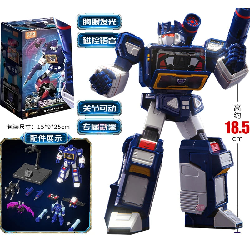 Transformers-Figur Soundwave, 18 cm – Klanglegende mit Licht und Sound von Blokees