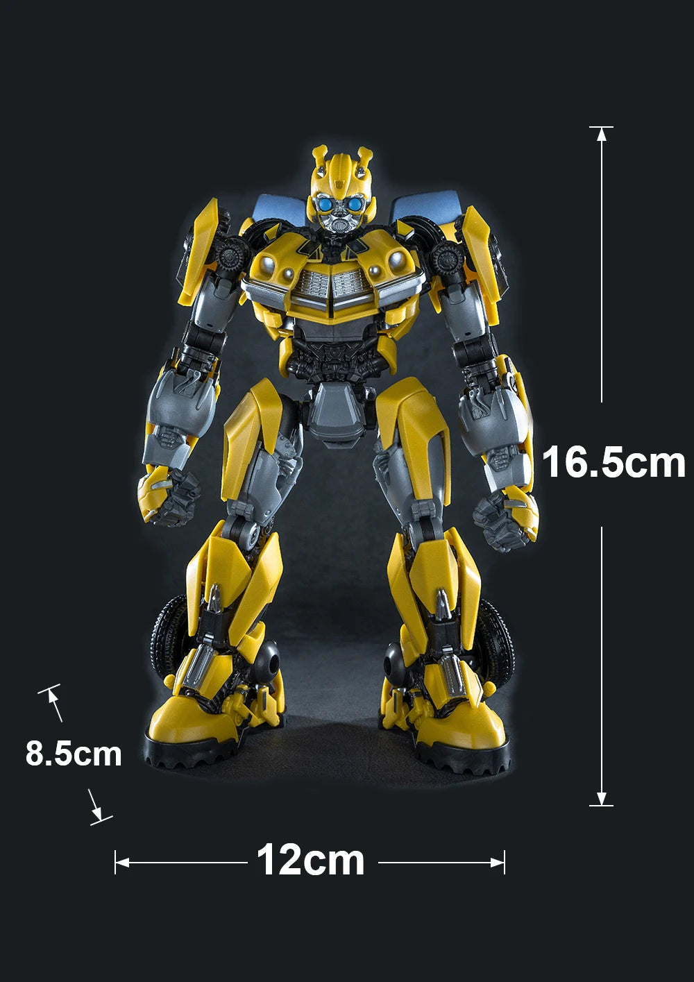 Transformers-Figur Bumblebee, 16.5cm – detaillierte Yolopark-Studio-Edition Rise of the Beasts