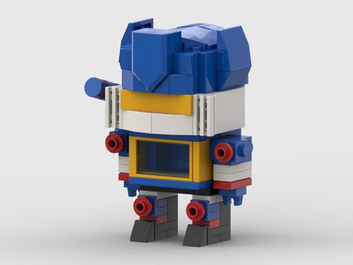 Transformers-Figur Soundwave One-Edition – blauer Brick-Bust, Vorreiter
