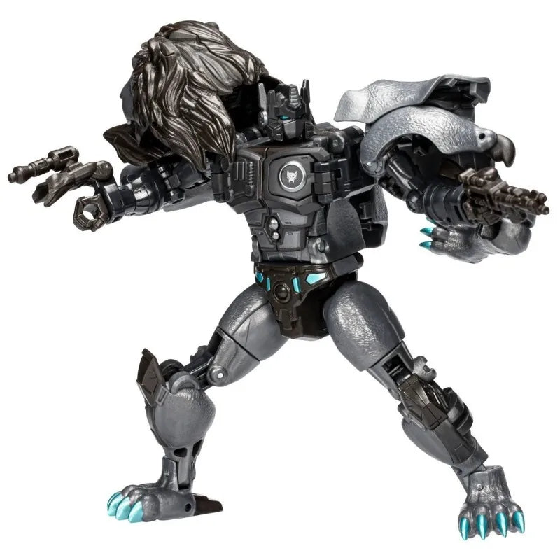 Transformers-Figur Leo Prime Nemesis Voyager — Offizielle Hasbro-Maximal-Ausgabe mit brüllendem Löwen