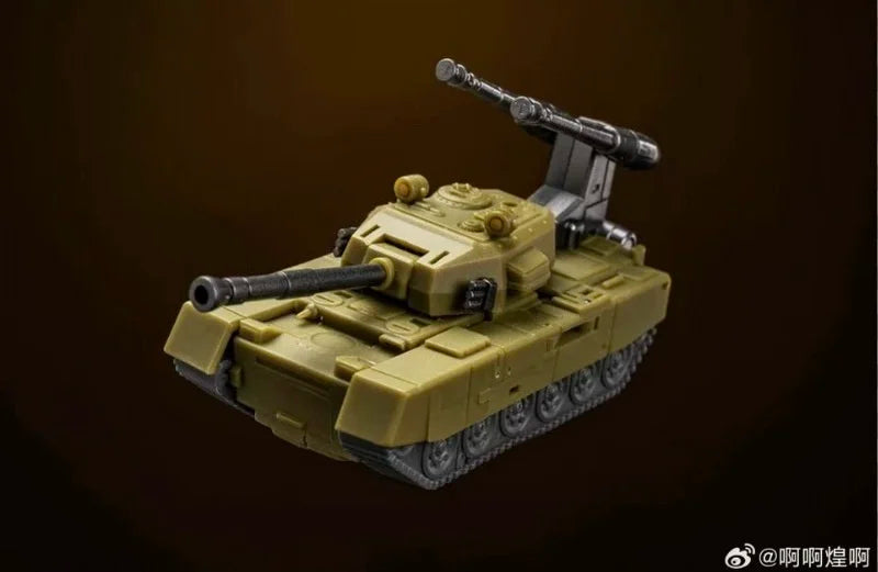 Transformers-Figur Brawl MS-B51R — Kaki-Sturmpanzer Heavy Gunner