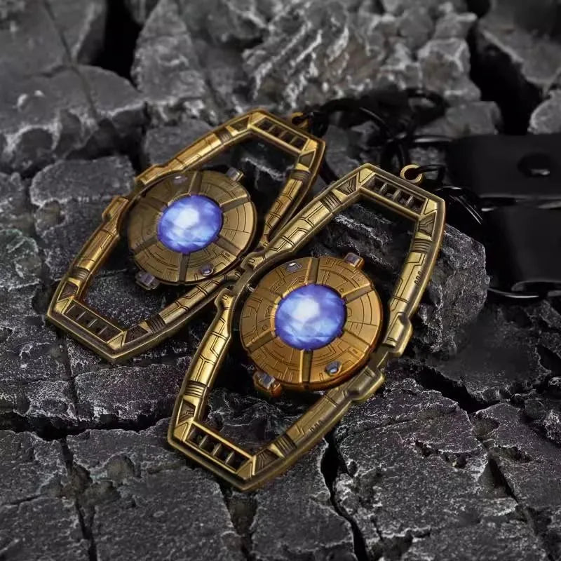 Transformers-Schlüsselanhänger Matrix Optimus Prime — Premium-Anhänger aus felsigem Metall