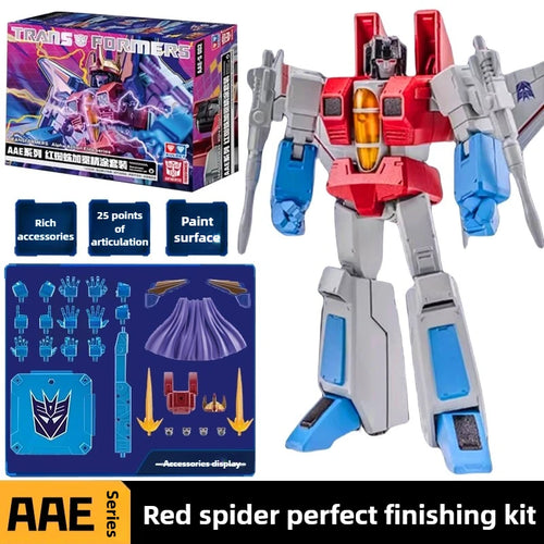 Transformers-Figur Starscream, Edition mit detaillierter Bemalung – Alpha Action Elite Premium